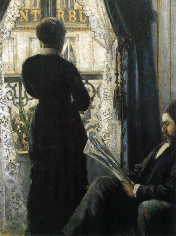 Indoor, Gustave Caillebotte